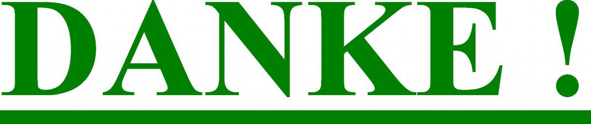 Wir sagen DANKE !!!